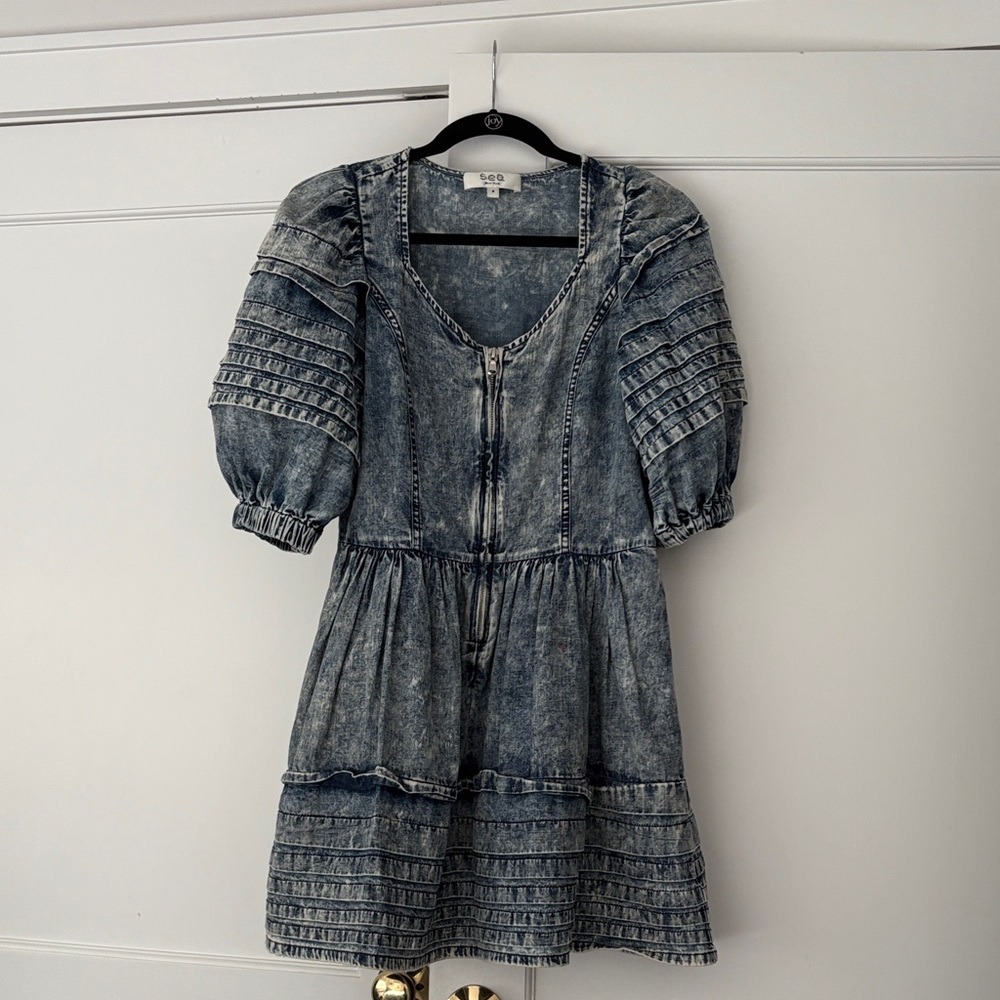 Sea New York Blue Denim Dress